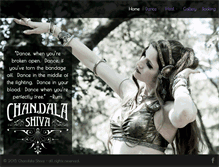 Tablet Screenshot of chandalashiva.com